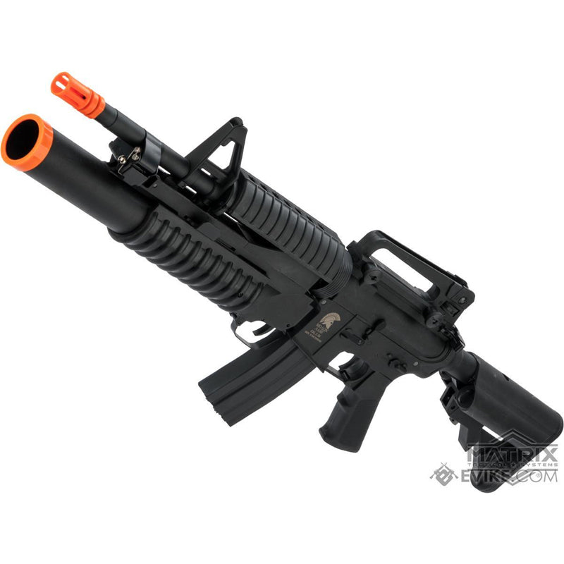 Matrix / S&T Sportsline M4 Airsoft AEG Rifle w/ G3 Micro-Switch Gearbox (Model: M4A1 w/ M203 400 FPS / Black / w/ M203 Package)