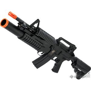 Matrix / S&T Sportsline M4 Airsoft AEG Rifle w/ G3 Micro-Switch Gearbox (Model: M4A1 w/ M203 400 FPS / Black / w/ M203 Package)