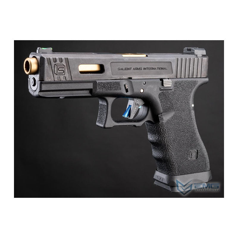 EMG x Salient Arms International Custom Built SAI Tier One Custom Gas Blowback Airsoft Training Weapon w/ T1 Competition Steel Slide Kit
