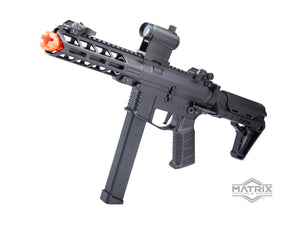 Matrix x WELL PRO Gen2 9mm PCC CQB Airsoft AEG SMG w/ MOSFET (Model: Rapid Deployment Stock)