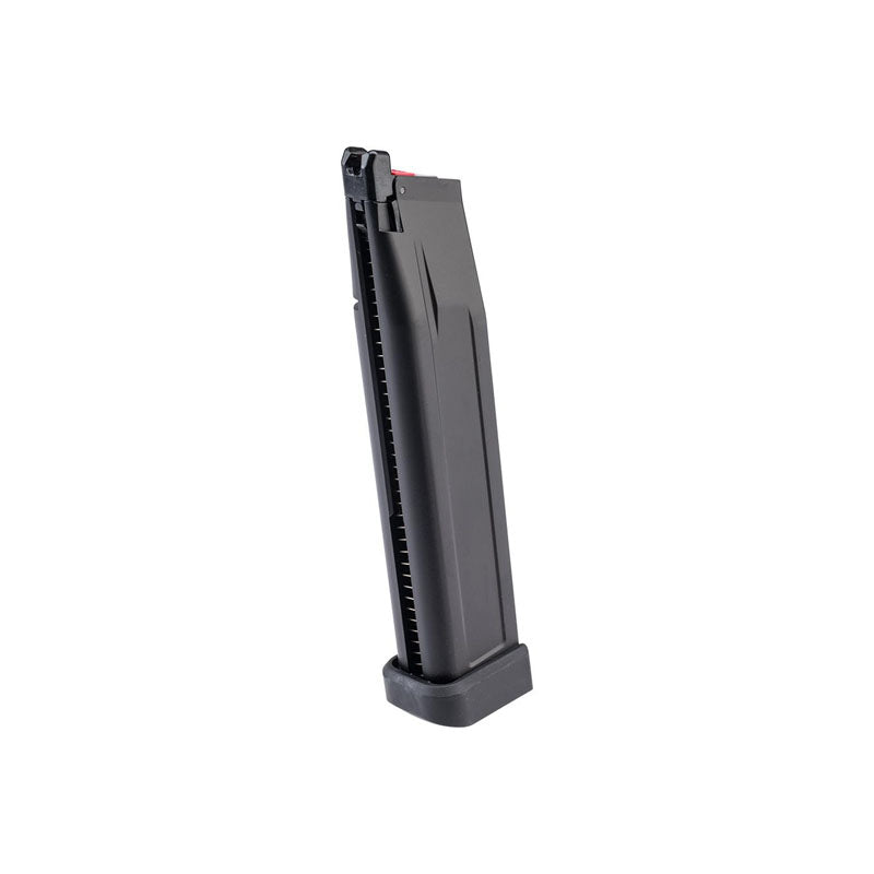 AW Custom 40rd Green Gas Extended Magazine for HI-CAPA Gas Blowback Airsoft Pistols (Color: Black)