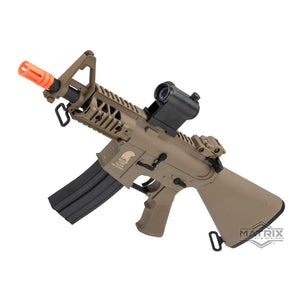 Matrix / S&T Sportsline M4 RIS Airsoft AEG Rifle w/ G3 Micro-Switch Gearbox Black Stubby 5" Fixed Stock