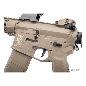Delta Armory Eagle Series M4 Airsoft AEG Rifle (Model: Suppressed 10" Predator KeyMod / Tan)
