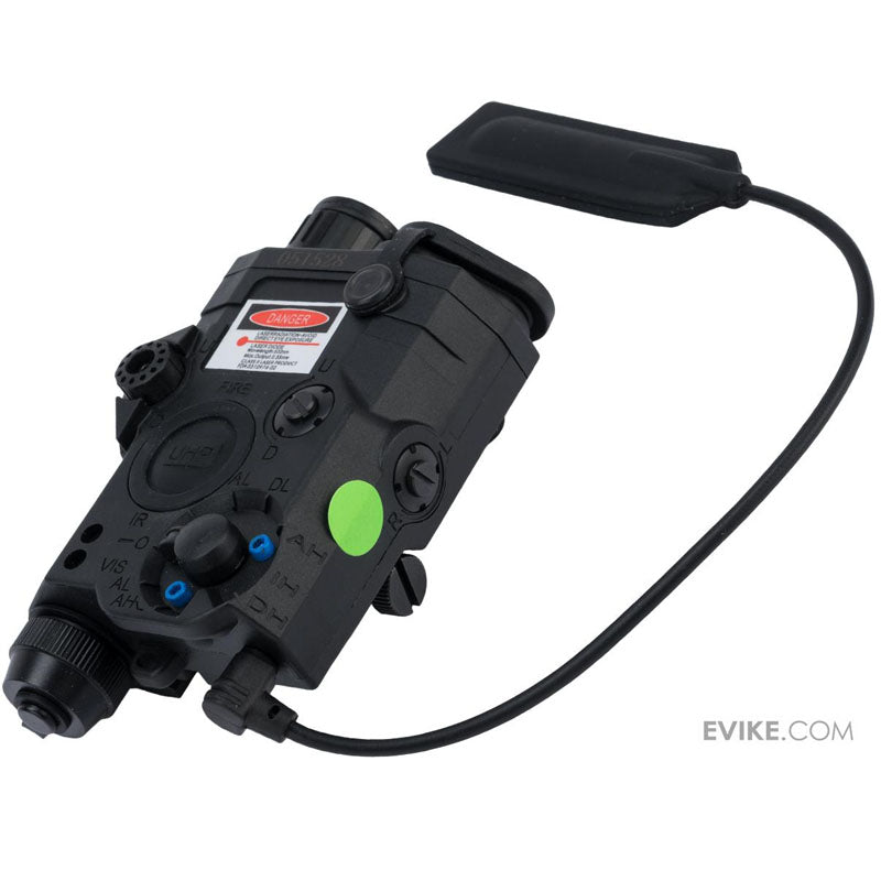 Element Dummy PEQ-15 LA-5C Illuminator w/ Flashlight, Visible and IR Laser (Color: Black / Green Laser / IR)