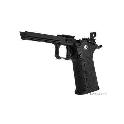 Arcturus RS® Vanguard Lower Frame Kit w/ Enhanced MIM Steel Hardware for Gas Blowback Airsoft Pistols (Model: 5" Hi-CAPA)