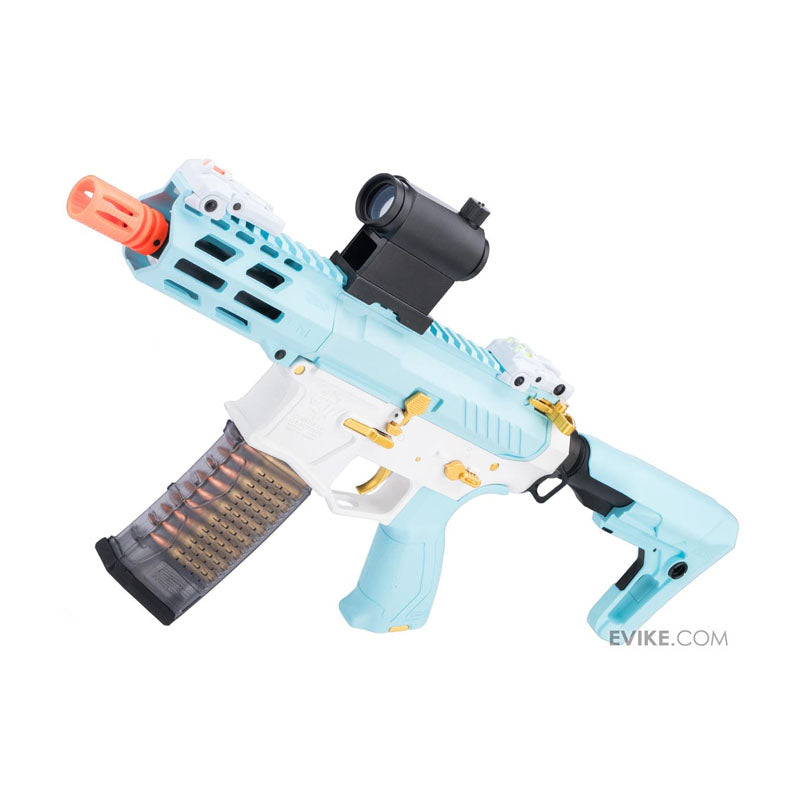 G&G Combat Machine CM16 CQB Batto Airsoft M4 AEG Rifle (Color: Macaron Blue)