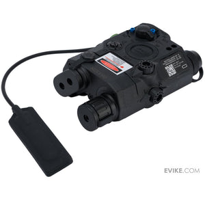 Element Dummy PEQ-15 LA-5C Illuminator w/ Flashlight, Visible and IR Laser (Color: Black / Green Laser / IR)