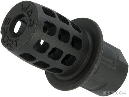 Krytac Licensed 14mm Negative CNC Steel LVOA Top Hat Flash Hider