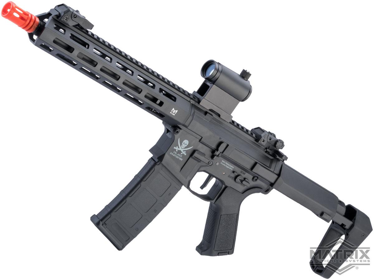 Matrix "Calico Jack" Polymer M4 Airsoft AEG Rifle w/ M-LOK Handguard & MOSFET (Model: SBR / Tanker Stock / 350 FPS)