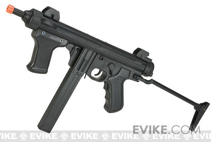 S&T Model 12 Full Metal Airsoft AEG Sub-Machine Gun with Folding Stock - Black