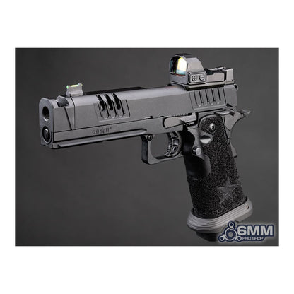 6mmProShop Staccato Licensed XC 2011 Gas Blowback T8 Airsoft Pistol w/ Muzzle Compensator (Model: Green Gas / Gun Only)
