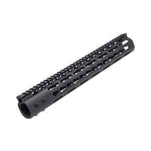 ZCI CNC Aluminum KeyMod Ultra Slim Free Float Handguard for M4 / M16 AEG Rifles (Size: 13.5")