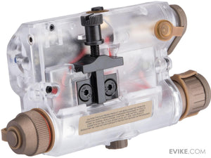Element PEQ-15 LA-5C UHP Laser and Flashlight Device (Model: Transparent Dark Earth / Green Laser)