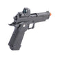ARCTURUS Vanguard 4.3" Airsoft Hi-Capa Gas Blowback Pistol: Optics Ready Slide & Red Dot Combo