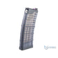 EMG x Lancer Systems L5AWM 30 Round Magazine for CGS & MWS Gas Blowback Airsoft Rifles (Color: Translucent Smoke / 300 BLK)