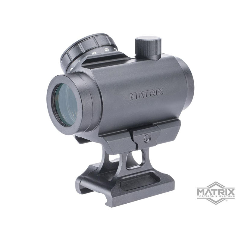 Matrix 1x22 Compact Red Dot Sight w/ Skeletonized Picatinny Riser