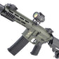 Delta Armory Charlie Series Polymer M4 Airsoft AEG Rifle w/ Battery and Charger (Model: Suppressed 8" Charlie M-LOK / Black)