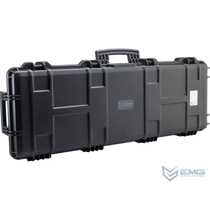 EMG Transporter Lockable 42" Hard Case w/ Low-Profile Wheels & Pluckable Inner Foam (Color: Matte Black)