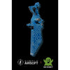 Simple Airsoft X Ghost Gen 3 CNC Adjustable Speed Trigger M4/M16 - Style 2 Solid Damascus - Blue