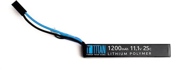 Titan LiPo 1200mAh 11.1v 25C Stick Tamiya and Dean