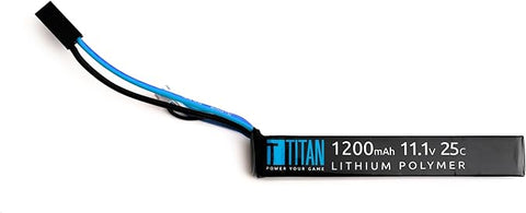 Matrix High Performance 7.4V Stick Type Airsoft LiPo Battery (Configuration: 1100mAh / 25C / Small Tamiya)