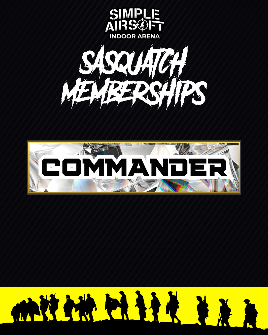 Sasquatch Commander Membership 1 Year