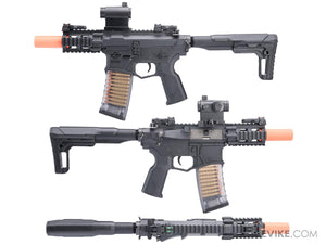 G&G Combat Machine CM16 GMS SBR Airsoft M4 AEG Rifle w/ GATE ASTER SE MOSFET