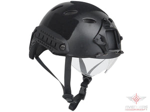 Avengers Lightweight Vented High Cut Helmet w/ Drop-Down Goggles