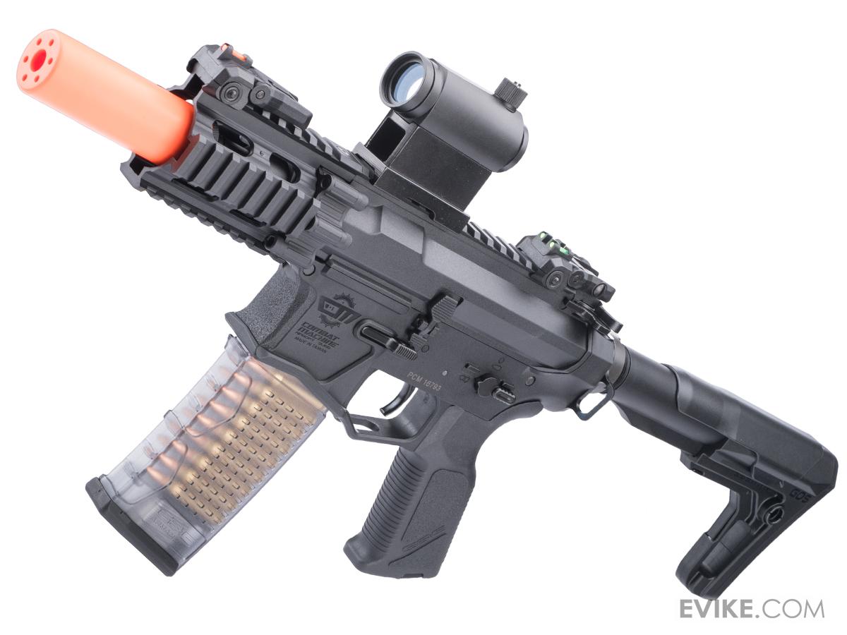 G&G Combat Machine CM16 GMS SBR Airsoft M4 AEG Rifle w/ GATE ASTER SE MOSFET