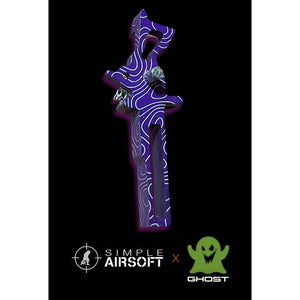 Simple Airsoft X Ghost Gen 3 CNC Adjustable Speed Trigger M4/M16 - Style 4 Damascus