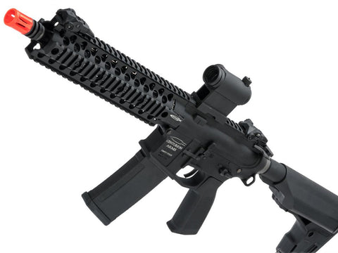 Cybergun FN Herstal Licensed Full Metal SCAR Light Airsoft AEG Rifle by VFC (Model: CQC / Black)