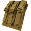 Condor Tactical Triple MP5 / SMG Magazine Pouch - Tan