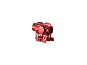 Lancer Tactical 1X25 2 MOA Red/Green Dot Sight w/ QD Riser Mount (Red)