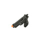 AIRSOFT 192 CO2 POWERED AIRSOFT PISTOL W/ ACCESSORY RAIL- BLACK