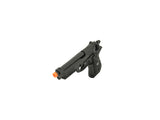 AIRSOFT 192 CO2 POWERED AIRSOFT PISTOL W/ ACCESSORY RAIL- BLACK