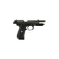 AIRSOFT 192 CO2 POWERED AIRSOFT PISTOL W/ ACCESSORY RAIL- BLACK