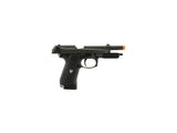 AIRSOFT 192 CO2 POWERED AIRSOFT PISTOL W/ ACCESSORY RAIL- BLACK