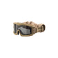 LANCER TACTICAL AERO PROTECTIVE TAN AIRSOFT GOGGLES (SMOKE LENS)