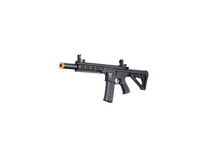 Lancer Tactical Blazer 10" M-LOK Proline Series M4 Airsoft Rifle with Delta Stock & Mock Suppressor (Color: Black)