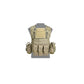 Lancer Tactical Modular Chest Rig PALS MOLLE Vest w/ Hydration Pack Slot