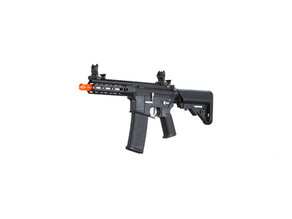 Lancer Tactical Gen 2 Hellion M-LOK 7" Airsoft M4 AEG (Color: Black & Silver)(Battery and Charger Included)