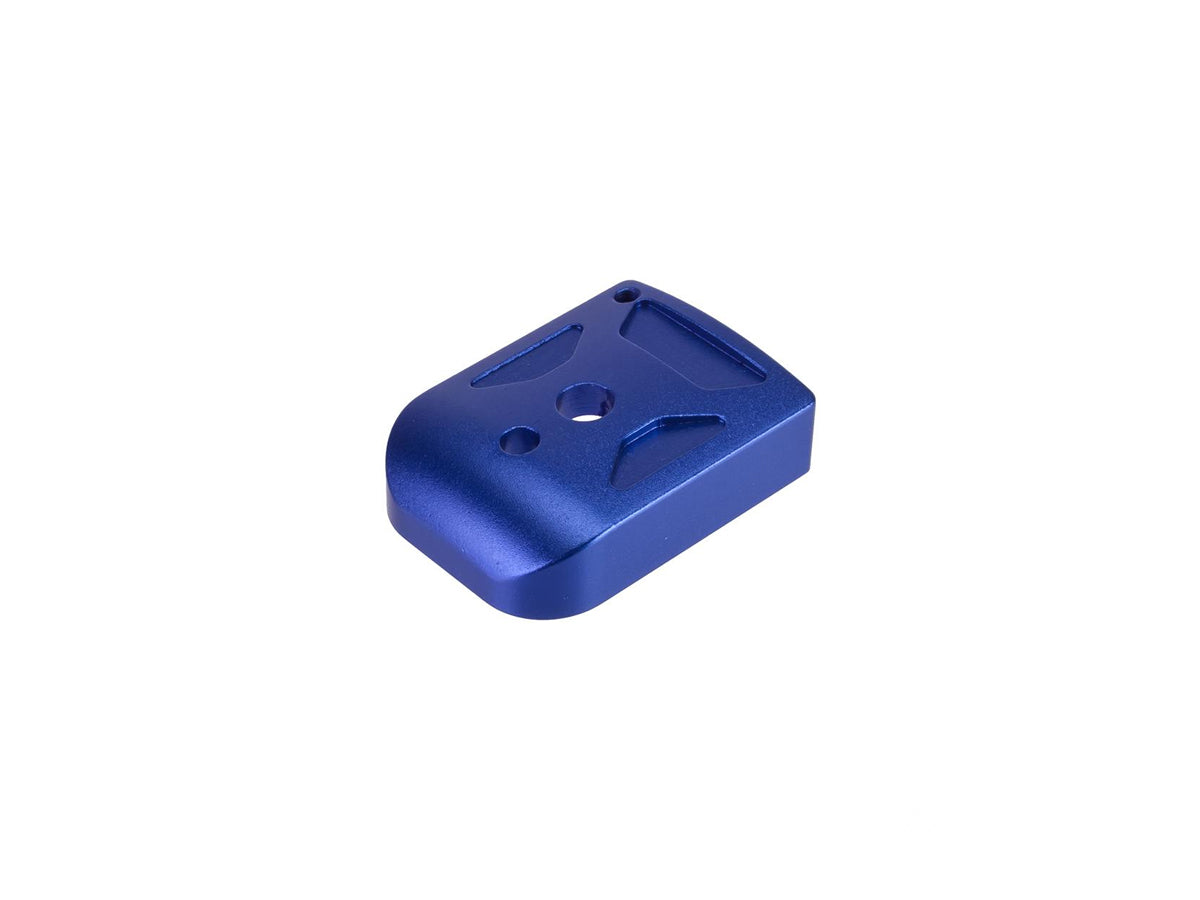 5KU Type-1 Aluminum Magazine Base for 5.1 Hi-Capa Series Airsoft GBB Pistol Magazines (Color: Blue)