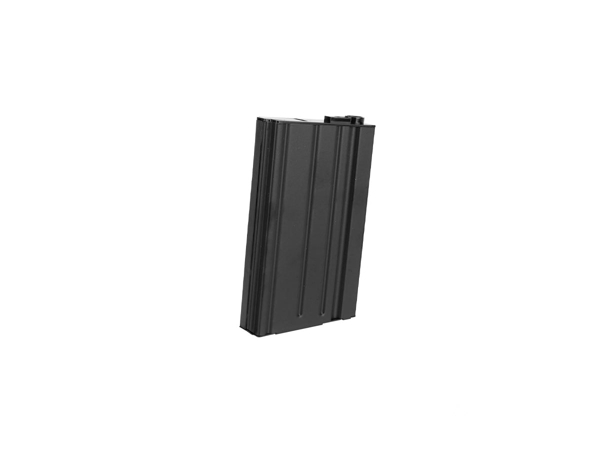 A&K 110rd Metal Mid-Cap Magazine for SR-25 Series Airsoft AEG Rifles (Color: Black)