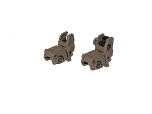 ACM NBUS GEN 1 BACK-UP SIGHT SET (COLOR: DARK EARTH)