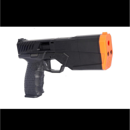 KRYTAC SilencerCo Licensed Maxim 9 Integrally Suppressed Gas Blowback Airsoft Pistol (Color: Black / Green Gas / Standard Version)