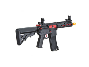 Lancer Tactical Gen 3 Hellion 7" M-LOK Airsoft AEG Rifle (Color: Black & Red)