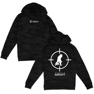 Limited Addition Simple Airsoft Sasquatch Hoodie (Black Camo)