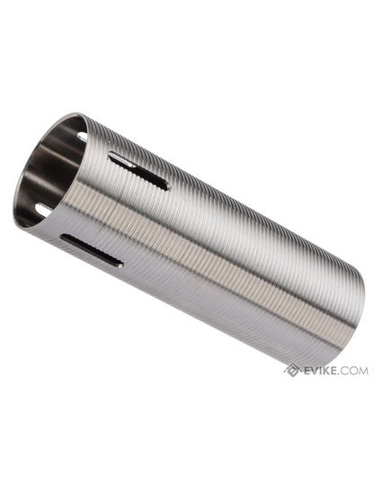 ZCI "Anti-Heat" Stainless Steel Ribbed Cylinder for Airsoft AEG Gearboxes (Model: Type 2)