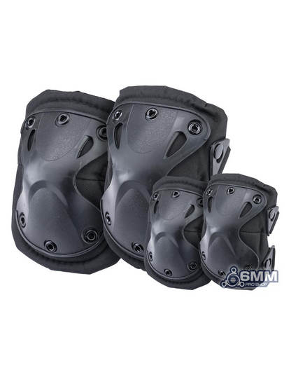 6mmProShop Tactical Knee & Elbow Pad Set (Color: Black)