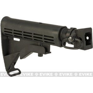 CYMA 6-Position LE Stock w/ Stock Adapter & QD Sling Swivel for AK series Airsoft AEGs